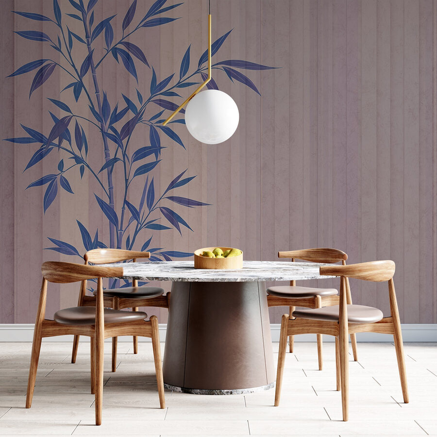 Plant met blauwe bladeren