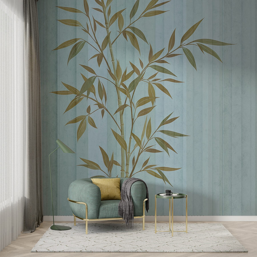 Plant met bladeren