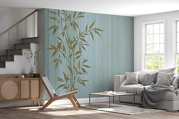 Plant met bladeren Plant met bladeren