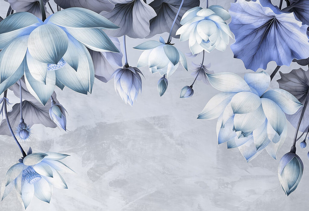 Delicate bloemen in serene tinten Delicate bloemen in serene tinten
