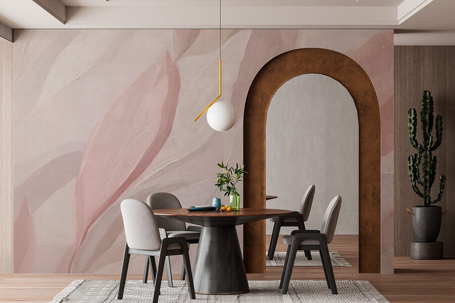 Zachte tinten in delicate lagen