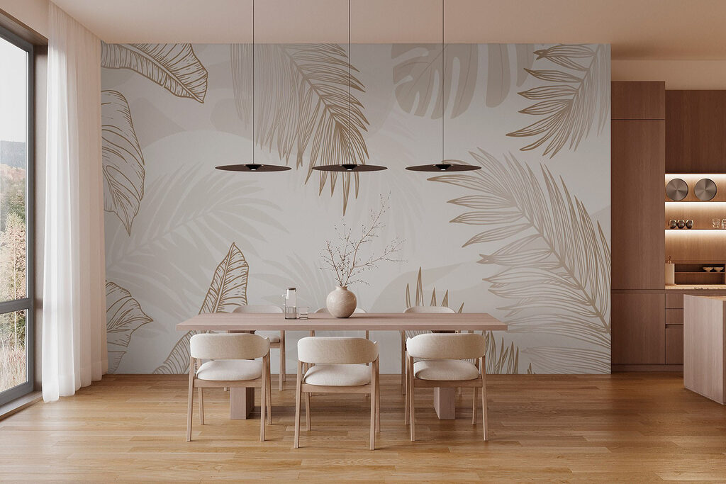 White background with brown leaves White background with brown leaves