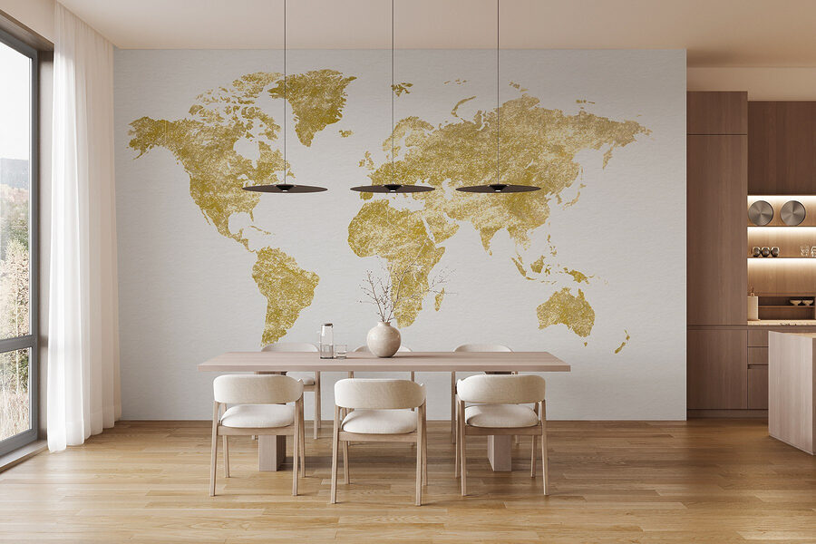 Kaart van de wereld