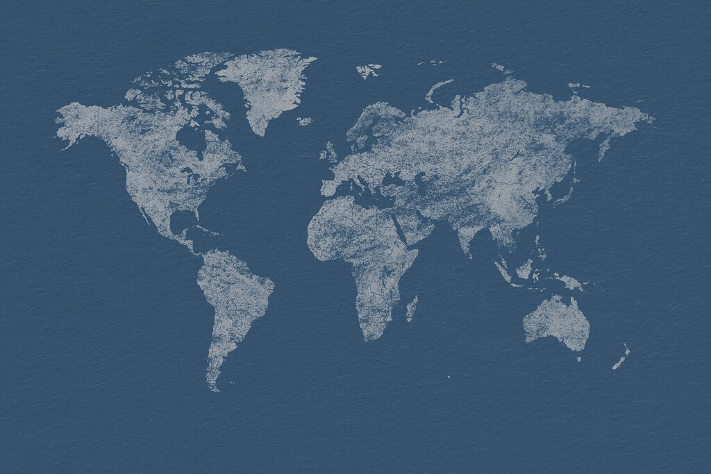 Kaart van de wereld Kaart van de wereld