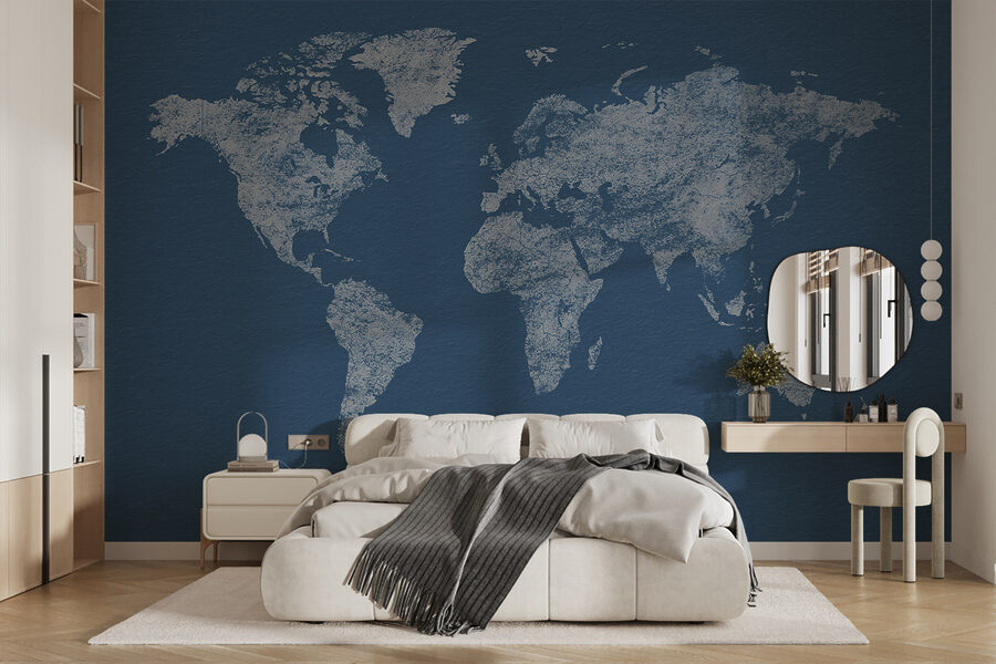 Kaart van de wereld