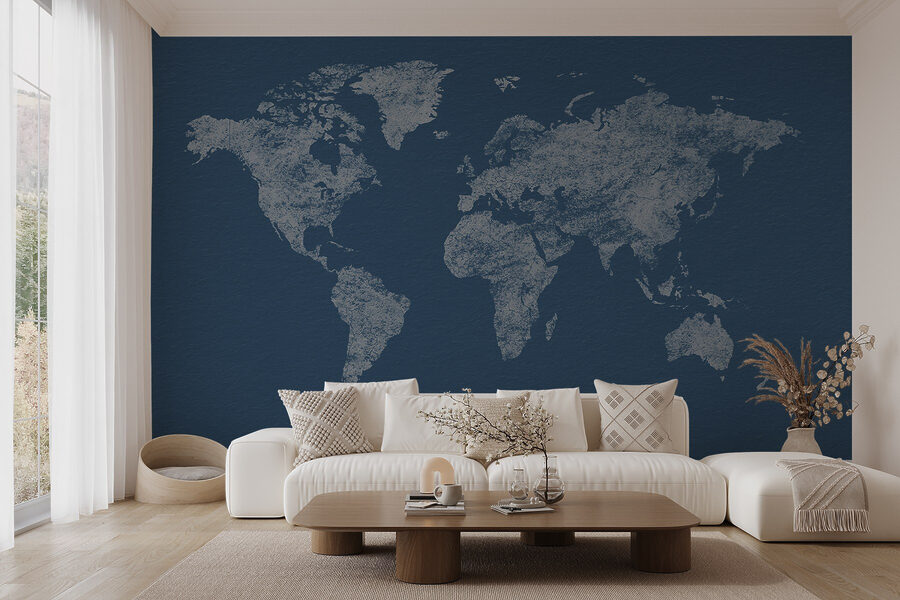 Kaart van de wereld