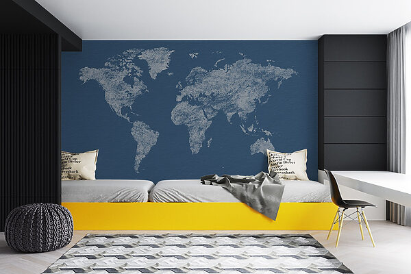 Kaart van de wereld Kaart van de wereld