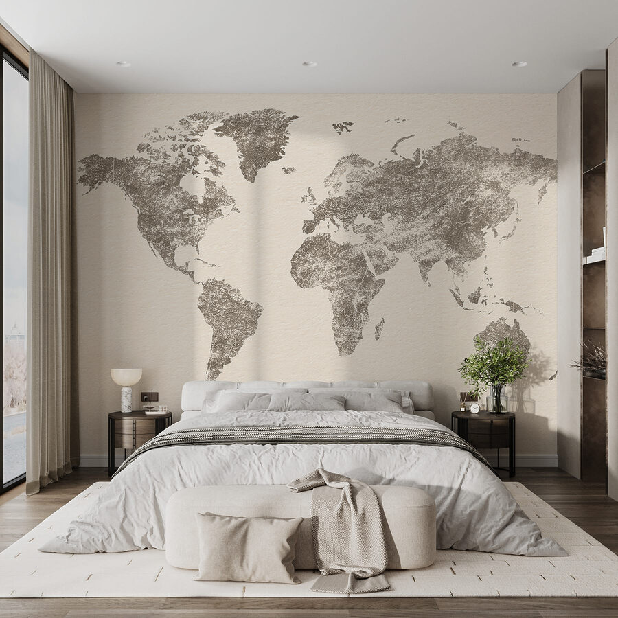 Kaart van de wereld