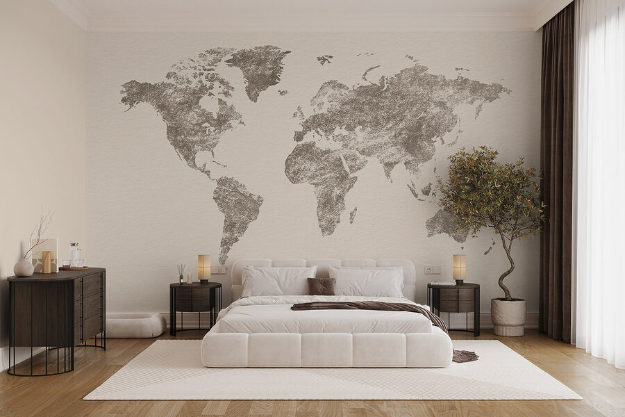 Kaart van de wereld