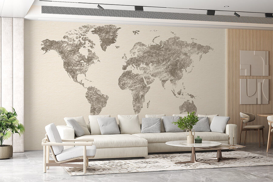 Kaart van de wereld