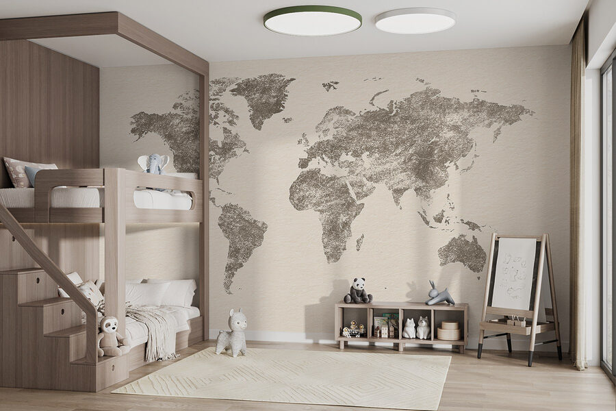 Kaart van de wereld