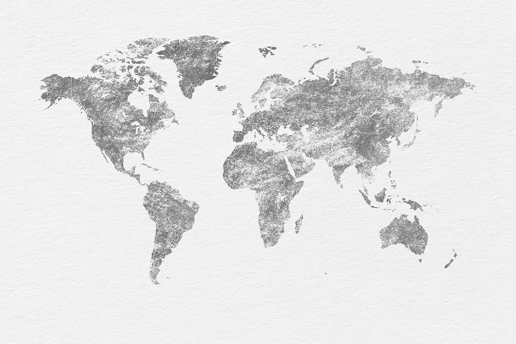 Kaart van de wereld Kaart van de wereld