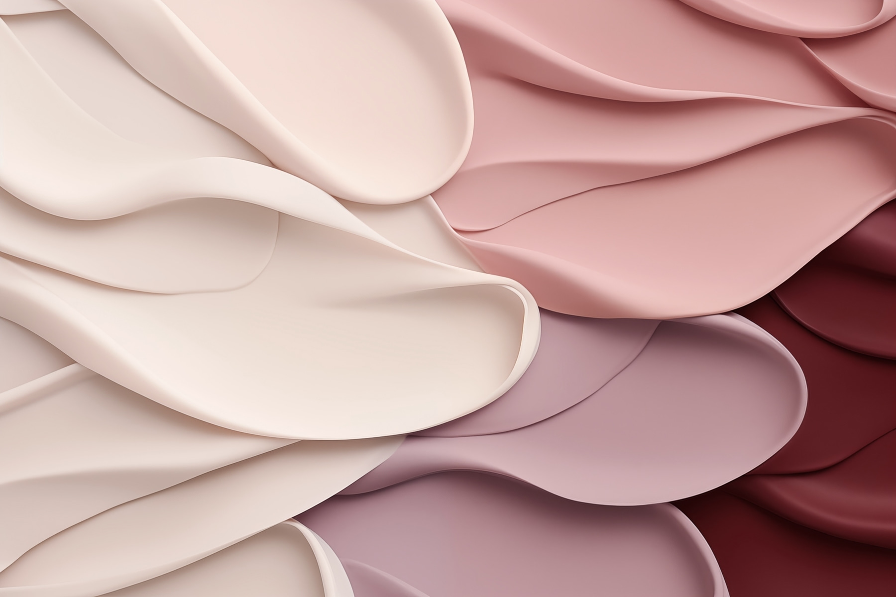 Group of pink and white wavy fabric Group of pink and white wavy fabric
