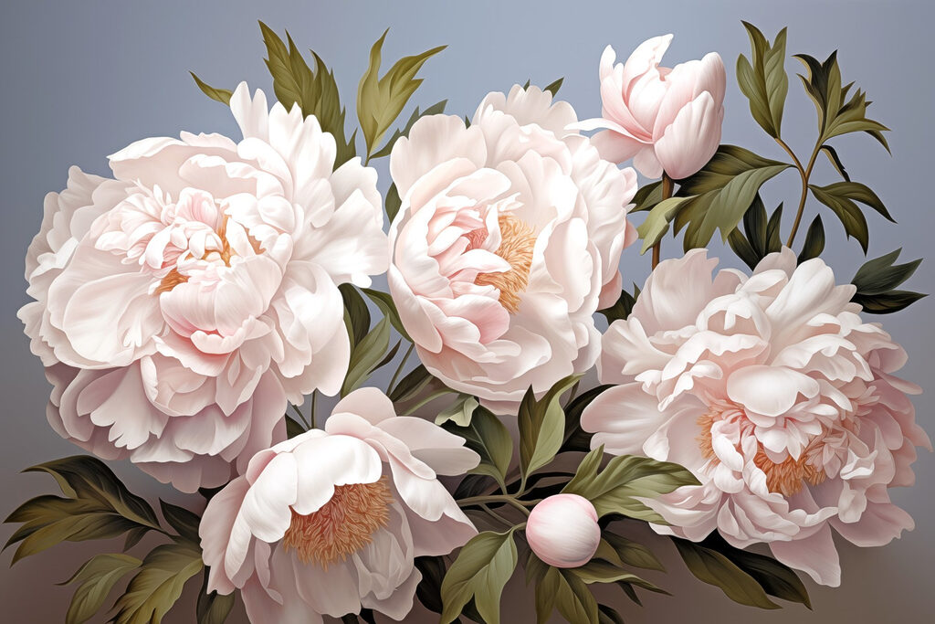 Groep witte bloemen Groep witte bloemen