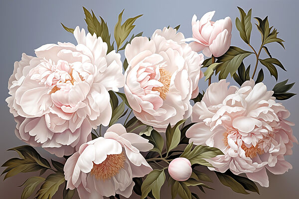 Groep witte bloemen Groep witte bloemen