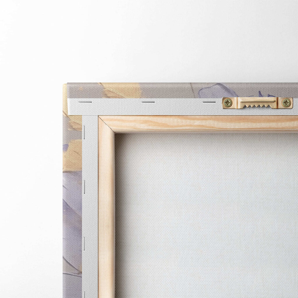 Painting of a purple flower