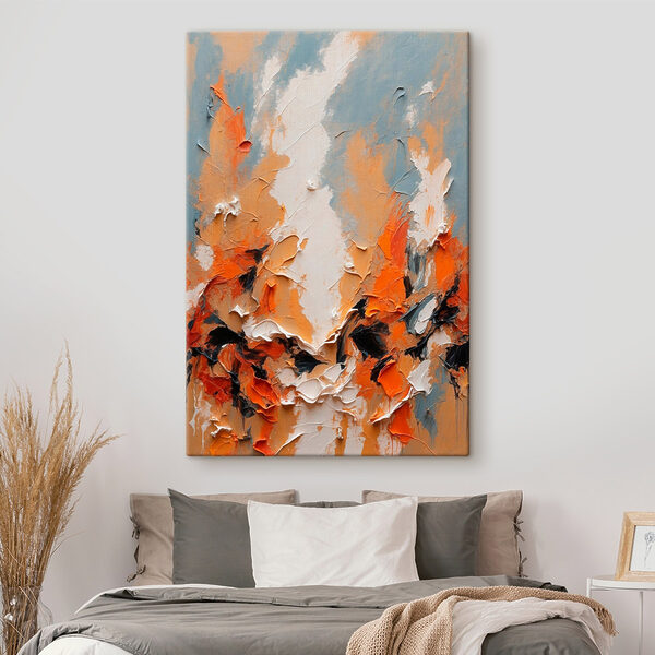 Levendige kleuren in abstracte expressie Levendige kleuren in abstracte expressie