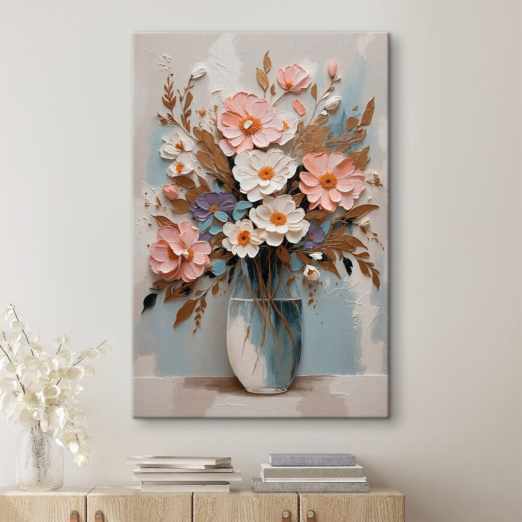 Schilderij van bloemen in een vaas s43089pig118m 1024x1024 - Schilderij van bloemen in een vaas