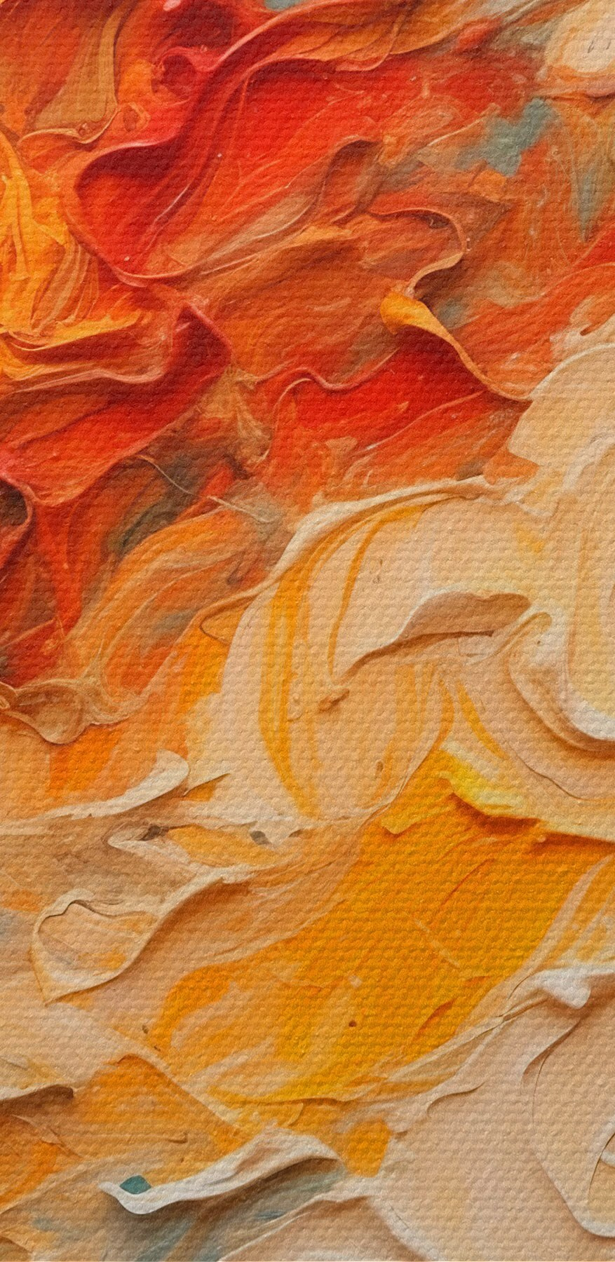 Levendige kleuren die harmonieus wervelen