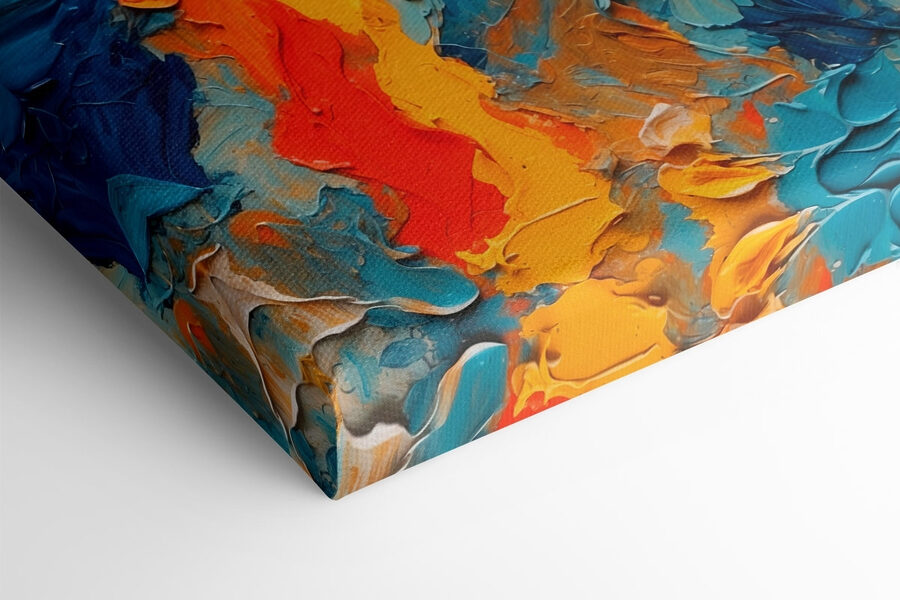 Levendige kleuren in levendige expressie