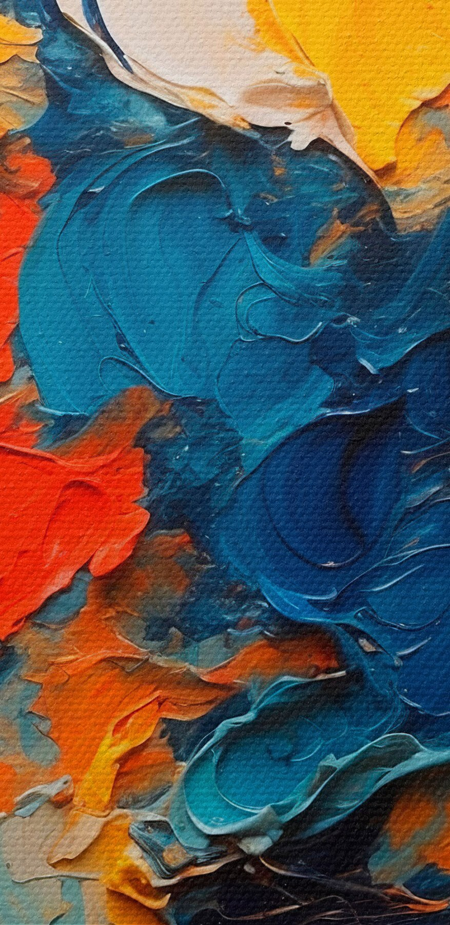 Levendige kleuren in levendige expressie