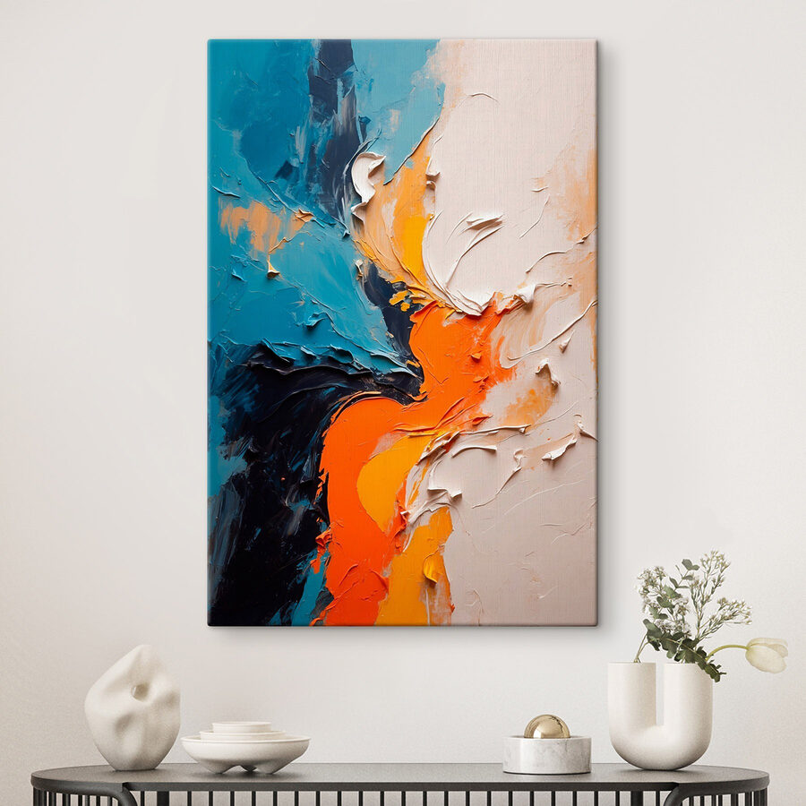 Levendige wervelingen van kleur en textuur Levendige wervelingen van kleur en textuur