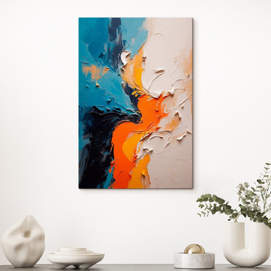 Levendige wervelingen van kleur en textuur Levendige wervelingen van kleur en textuur