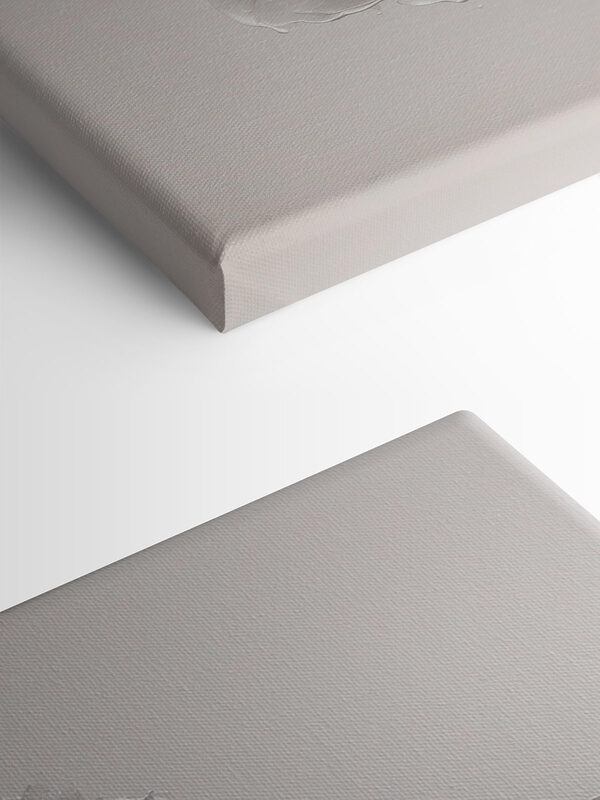 Black and white flower