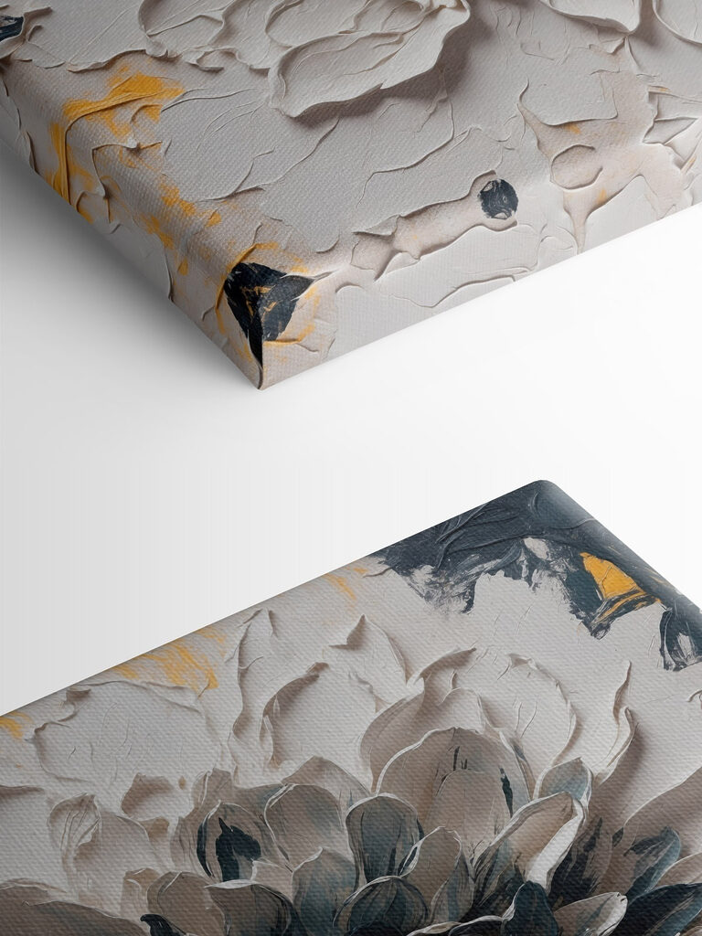 White and black flower White and black flower