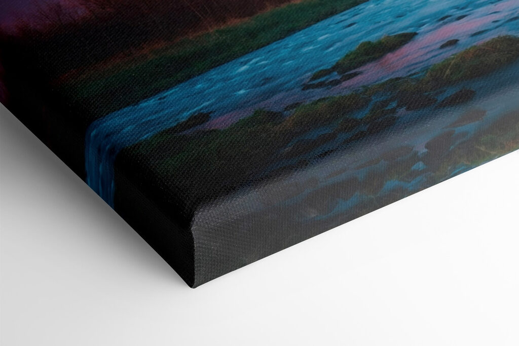 River running through a forest