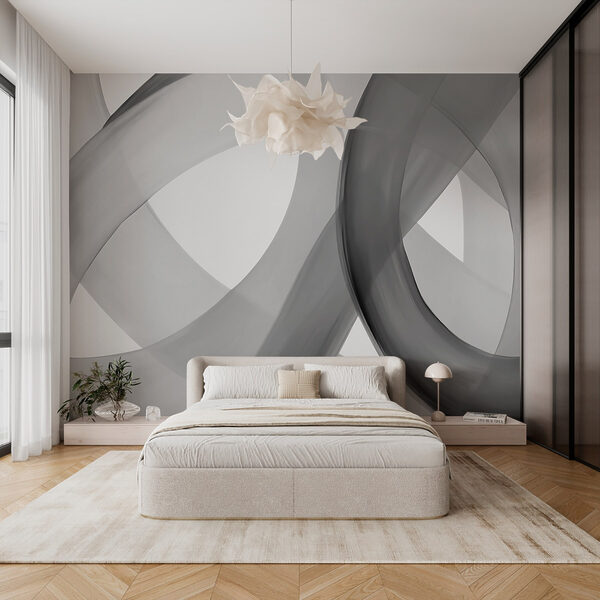 Grijze en witte swirls Grijze en witte swirls