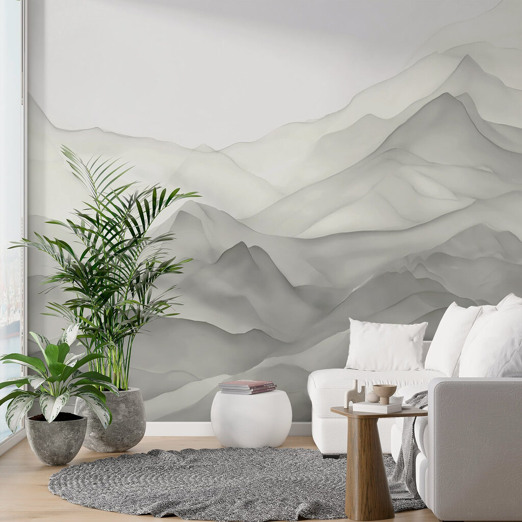 White and grey mountain range White and grey mountain range