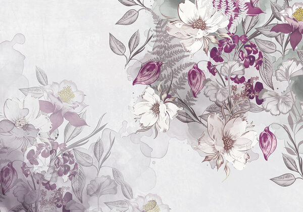 Delicate petals in pastel hues Delicate petals in pastel hues