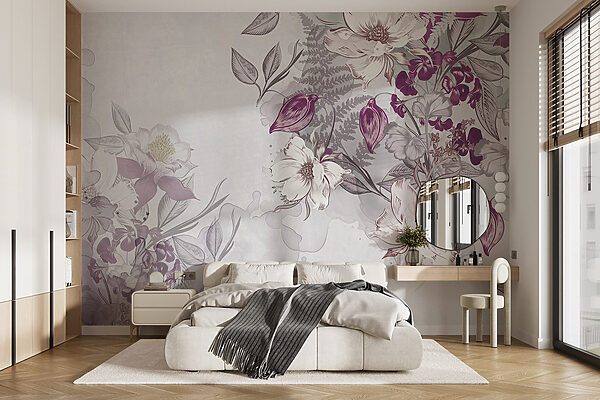 Delicate petals in pastel hues Delicate petals in pastel hues