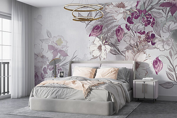 Delicate petals in pastel hues Delicate petals in pastel hues