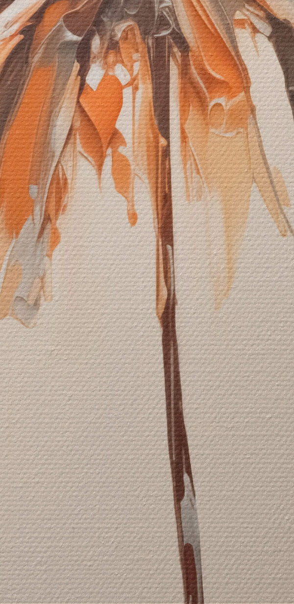 Schilderij van een palmboom Schilderij van een palmboom