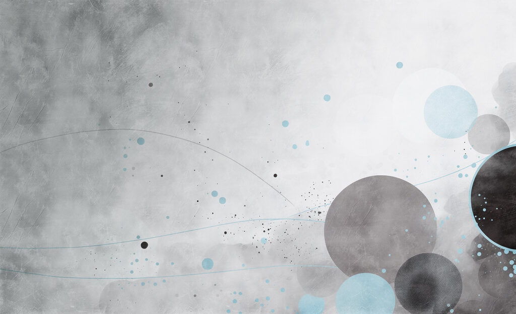 Grijze en blauwe cirkels en lijnen Grijze en blauwe cirkels en lijnen
