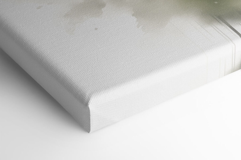 Woman's face with trees in the background