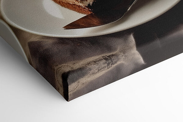 Stukje cake en een kopje koffie Stukje cake en een kopje koffie