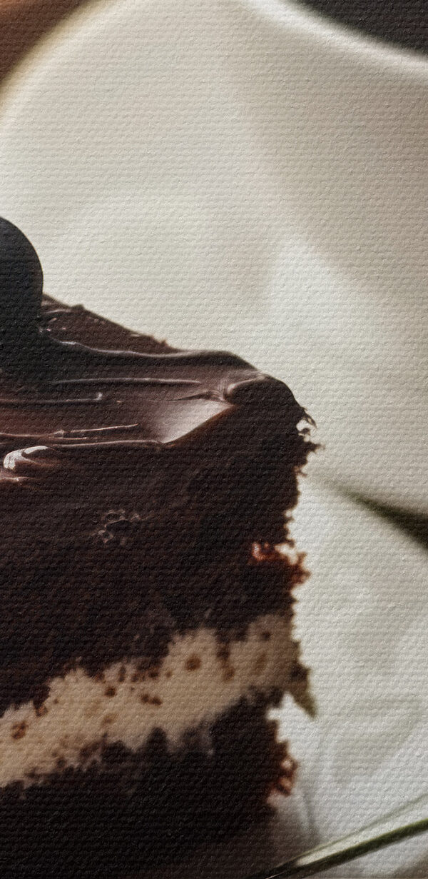 Stukje cake en een kopje koffie Stukje cake en een kopje koffie