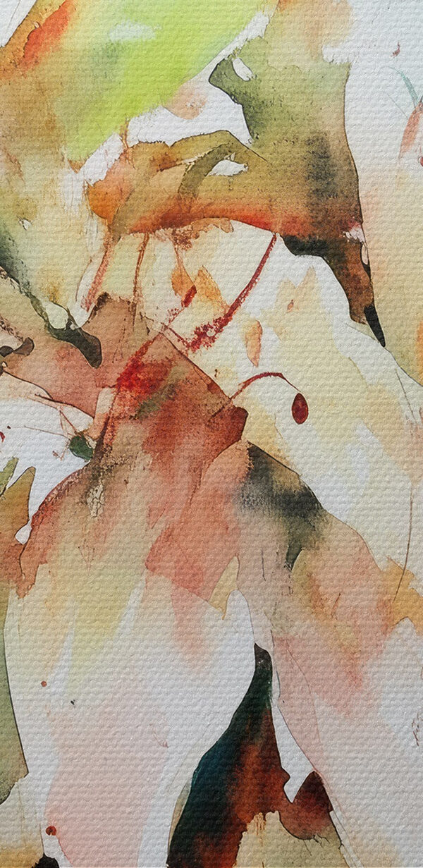 Schilderij van bloemen op een wit oppervlak Schilderij van bloemen op een wit oppervlak