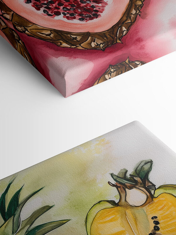 Aquarel van fruit Aquarel van fruit