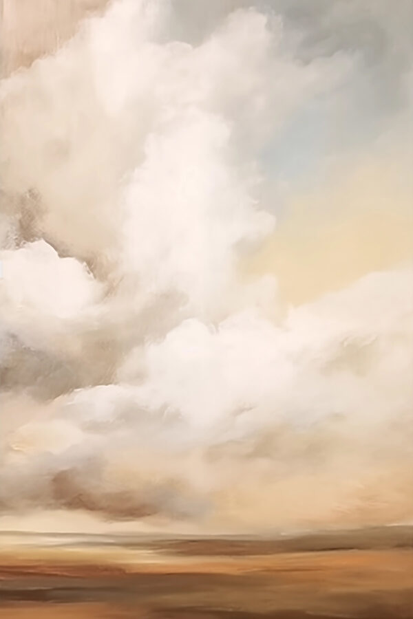 Serene wolken boven rustig landschap Serene wolken boven rustig landschap