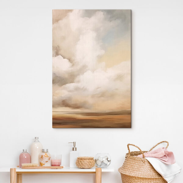 Serene wolken boven rustig landschap Serene wolken boven rustig landschap