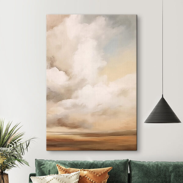 Serene wolken boven rustig landschap Serene wolken boven rustig landschap