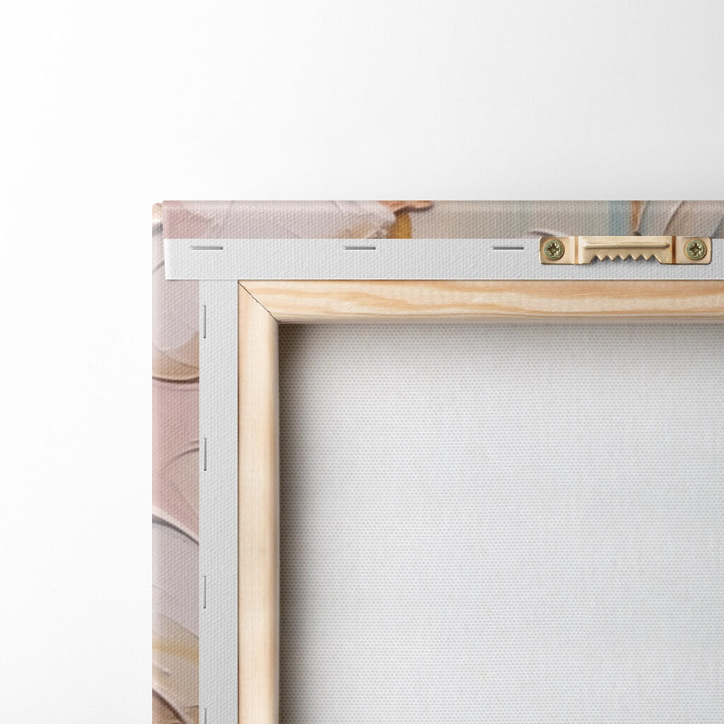 Painting of flowers on a wall