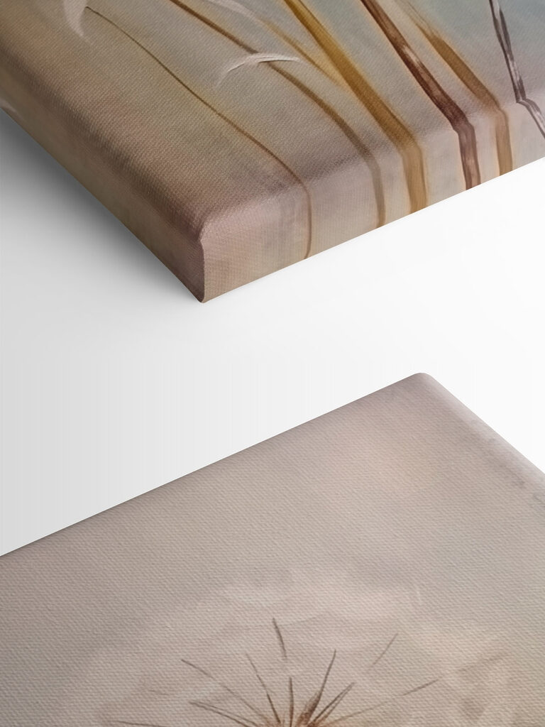 Painting of dandelions