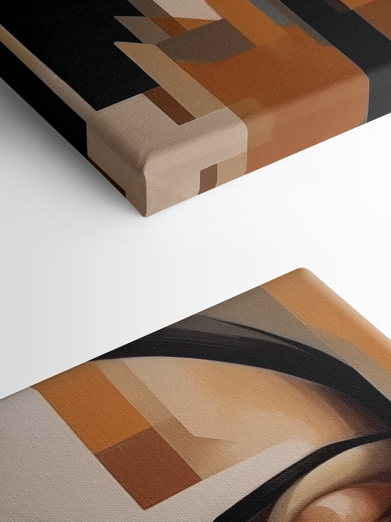 Painting of a woman's face