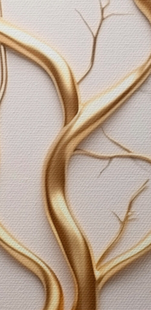 Elegant tree branches on marble backdrop Elegant tree branches on marble backdrop