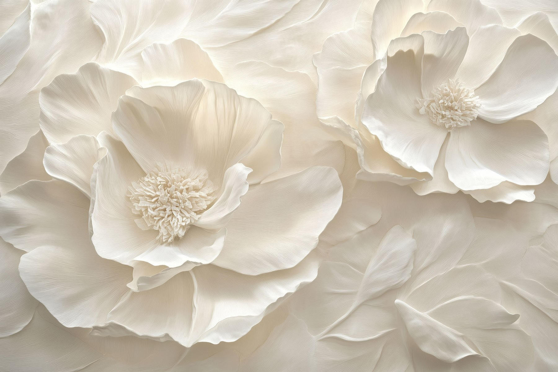 Delicate petals in soft hues